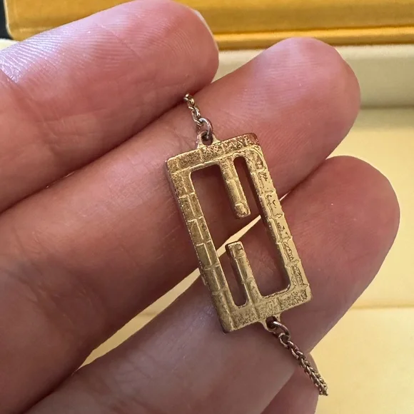 Fendi Gold Colored Baguette Bracelet - Picture 2 of 10